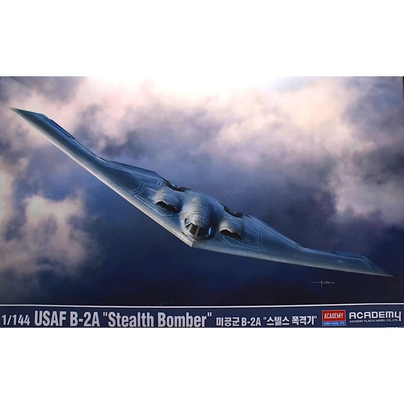 Academy 1/144 USAF B-2A Stealth Bomber Kit 12645