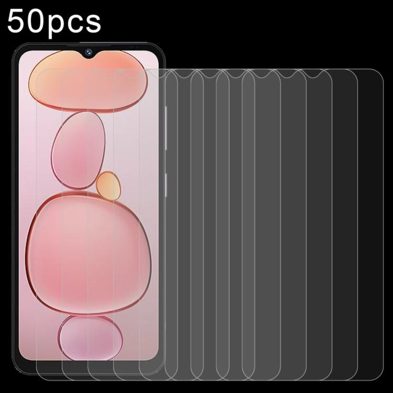 For Oukitel C3 4G 2025 50pcs 0.26mm 9H 2.5D Tempered Glass Film