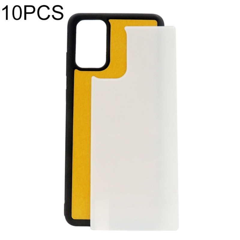 For Samsung Galaxy S20+ 10pcs Thermal Transfer Glass Phone Case(Black)
