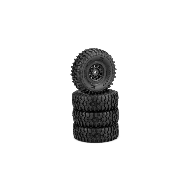 Tusk - Green Pre mounted #3430B Wheel