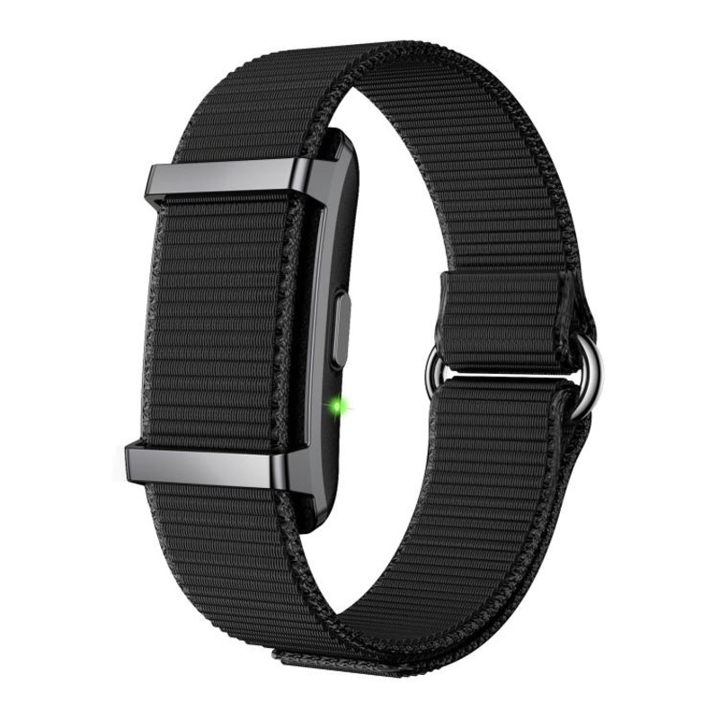 Y25 Screenless BT Smart Bracelet Nylon Strap, Support Sleep / Heart Rate Monitoring / Exercise Data Records(Black)