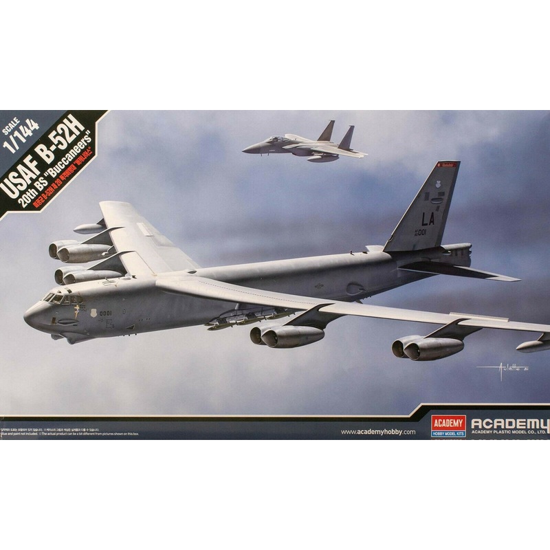 Academy 1/144 USAF B052H Stratofortress 20th BS Buccaneers Kit AC12622