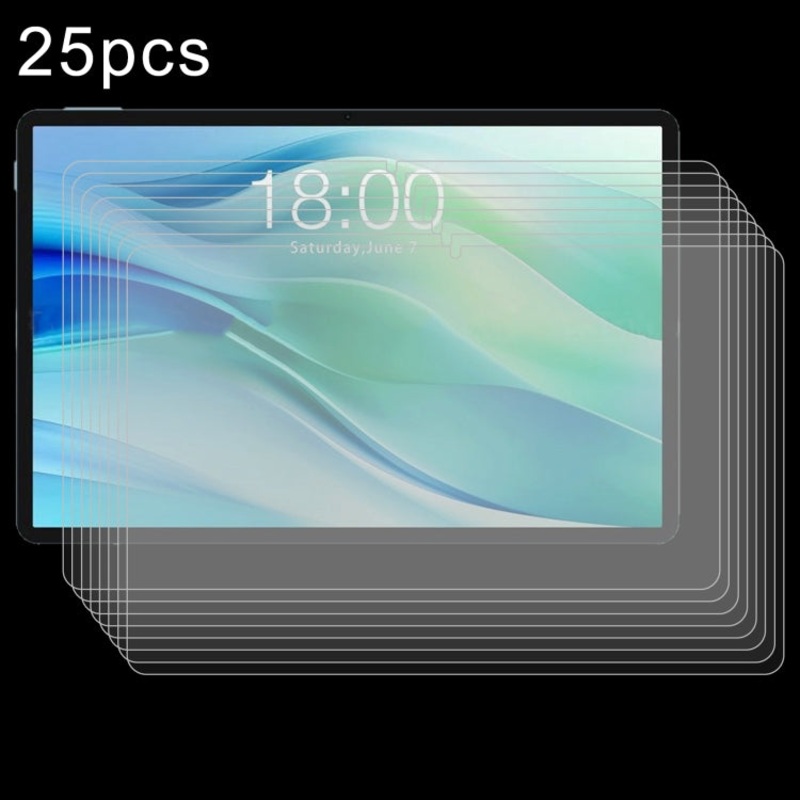For Teclast P50 / P50 2025 25pcs 9H 0.3mm Explosion-proof Tempered Glass Film