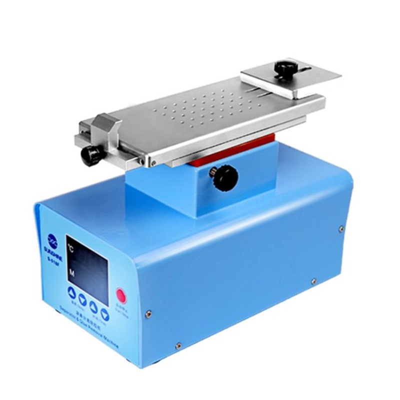 SUNSHINE S-918F Curved Screen 360-Degree Rotation Mobile Phone Screen Separator Screen Removal Heating Table, EU Plug