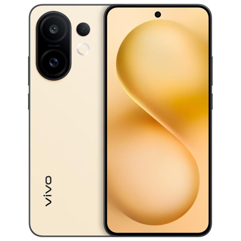 vivo S30, 12GB+256GB, Screen Fingerprint, 6.67 inch Android 15 Snapdragon 7 Gen 4 Octa Core, OTG, NFC, Network: 5G, Support Google Play (Yellow)
