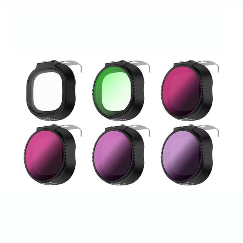 For DJI Neo 2 RCSTQ Filters Drone Polarizers Flying Camera Soft Lens Light Reducing Lens Accessories, Spec: UV+CPL+ND8/PL+ND16/PL+ND32/PL+ND64/PL