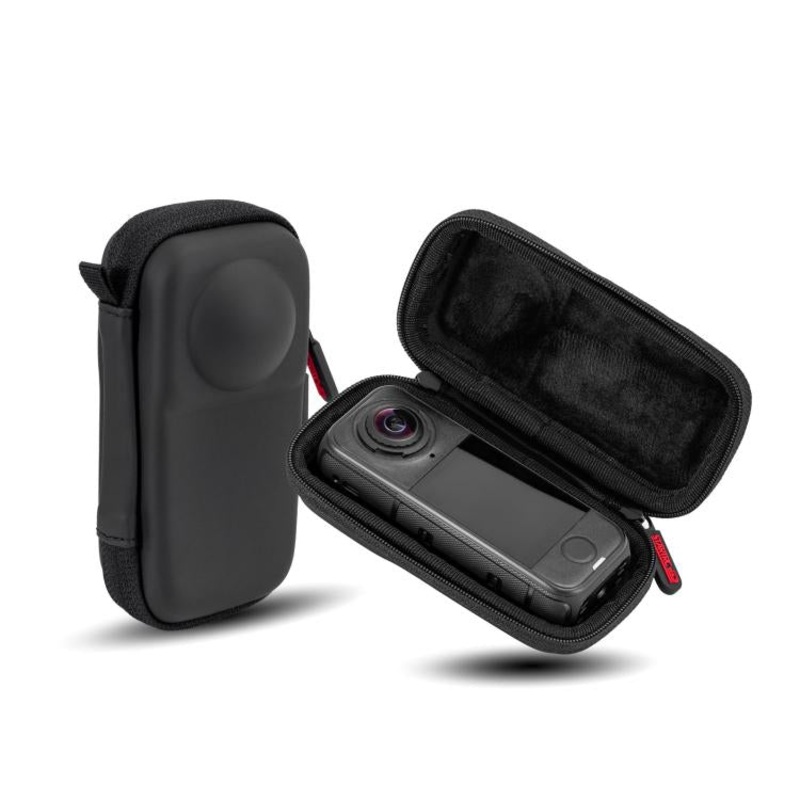 For Insta360 X4 Air STARTRC Camera PU Carry Storage Bag (Black)