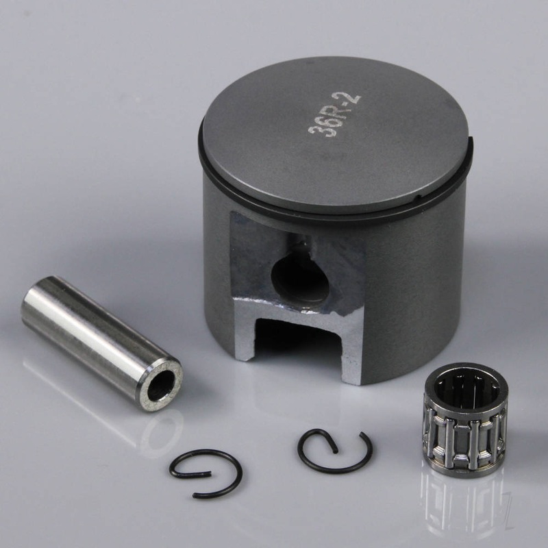 Stinger Engines Spares Piston (1pc) and Accessories including C-Clips / Ring / Gudgeon Bearing and Pin (fits 30cc Twin)