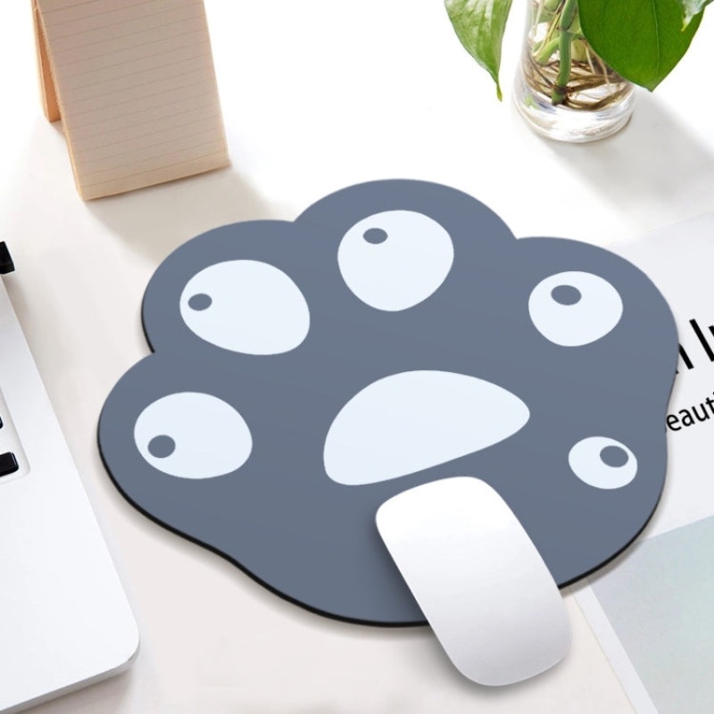 3 PCS XH12 Cats Claw Cute Cartoon Mouse Pad, Size: 280 x 250 x 3mm(Dark Gray)