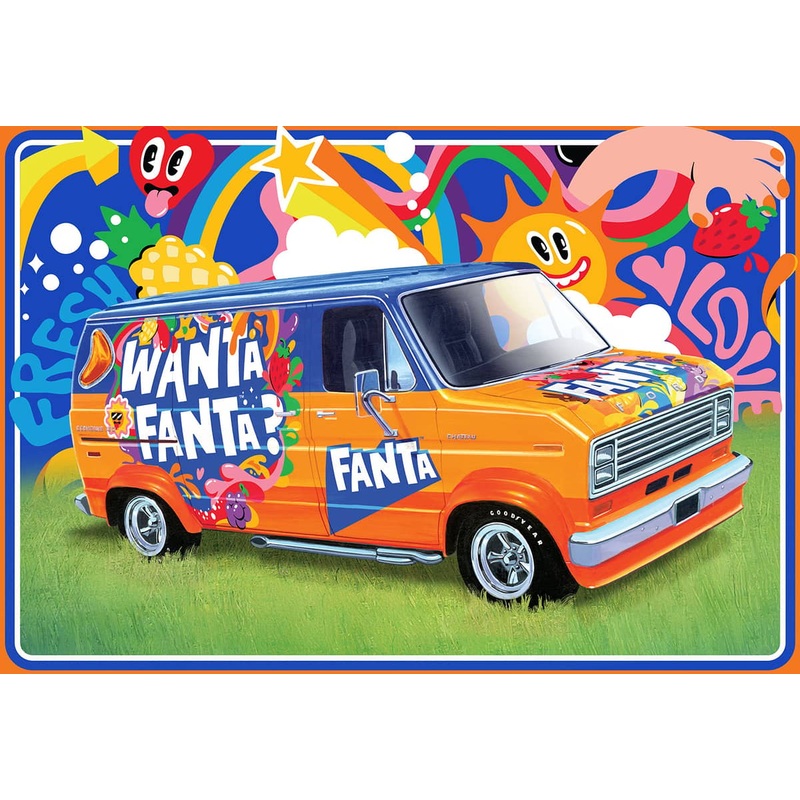 AMT 1/25 1977 Ford Custom Wanta Fanta Van Kit AMT1471