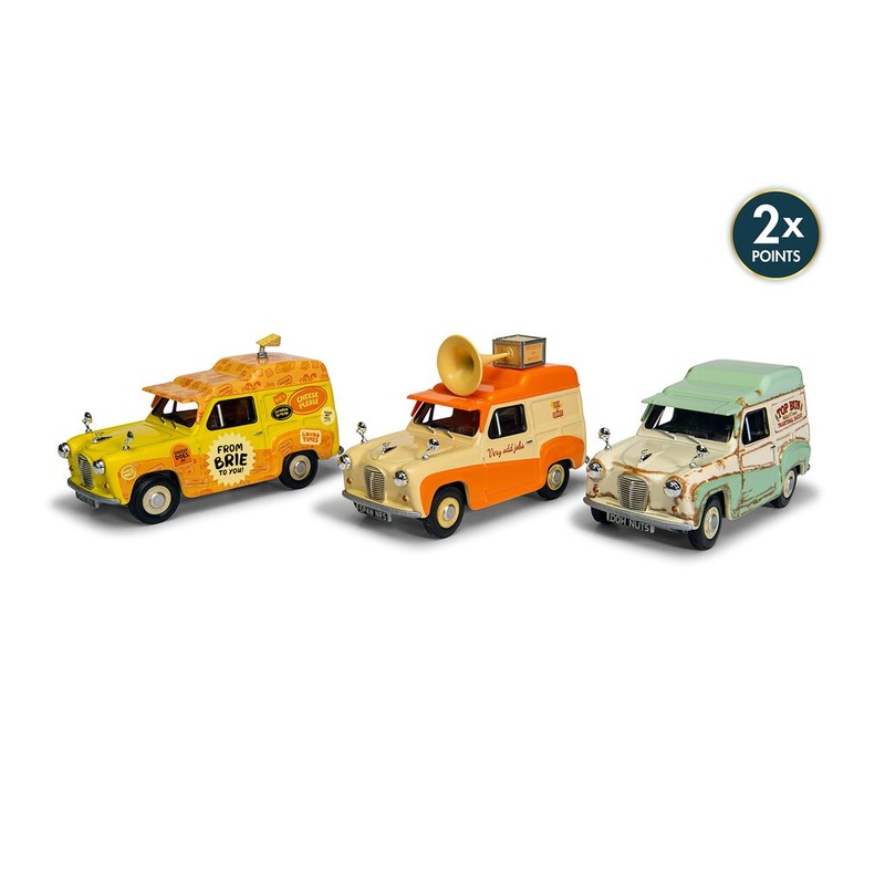 Corgi Wallace & Gromit Austin A35 Van Collection - Cheese Please! Top Bun Spick & Spanmobile 1:43 CC80505