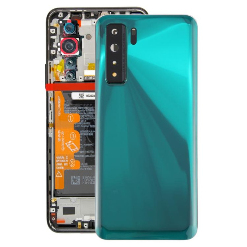 For Huawei P40 Lite 5G OEM Back Cover with Camera Lens Cover(Green)
