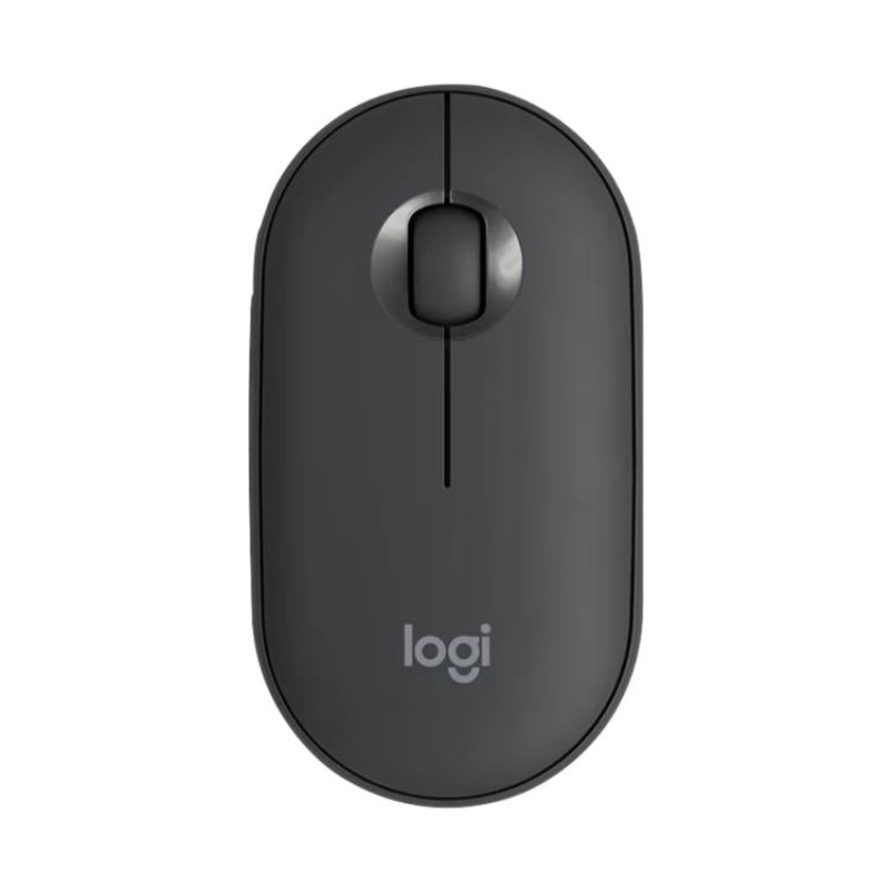 Logitech PEBBLE M350 1000DPI Ultra-Thin Dual-Mode Wireless Bluetooth Mouse(Black)