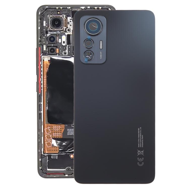 For Xiaomi 12 Lite Original Battery Back Cover(Black)