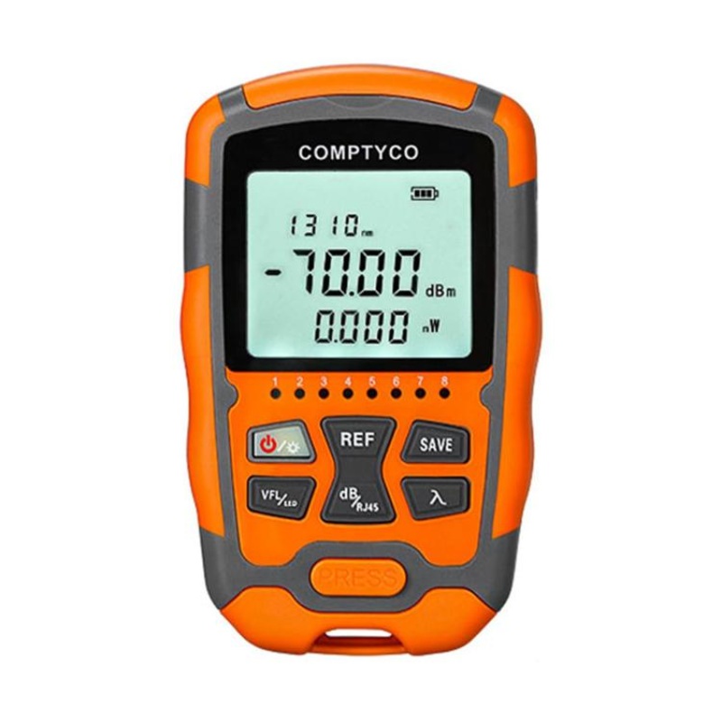 4 In 1 Mini Optical Power Meter Red Light Integrated Machine Portable Power Test Equipment, Model: M70 50mw