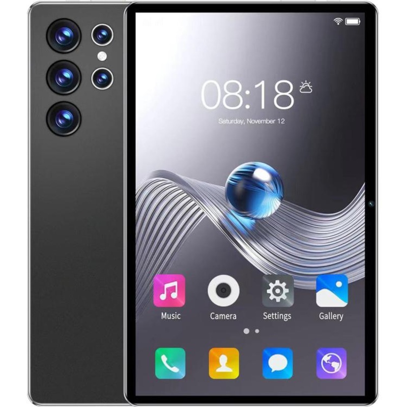 BDF H39 10.1 inch 4G LTE Tablet PC, 6GB+128GB, Android 10 MTK6750 Octa Core, Support Dual SIM, US Plug (Black)