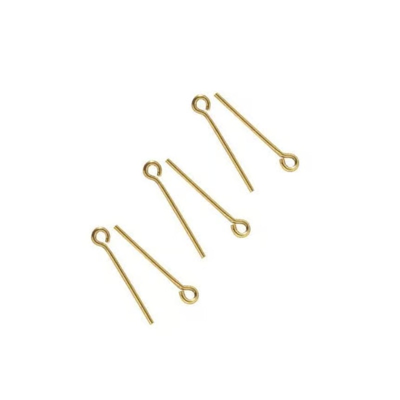 OcCre OcCre 10mm Brass-coated Steel Eyebolts x 60 OC17026