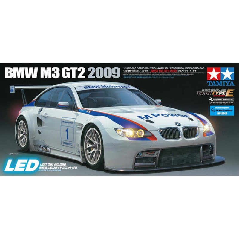 Tamiya BMW M3 GT2 2009 (TT-01E) Kit 58449