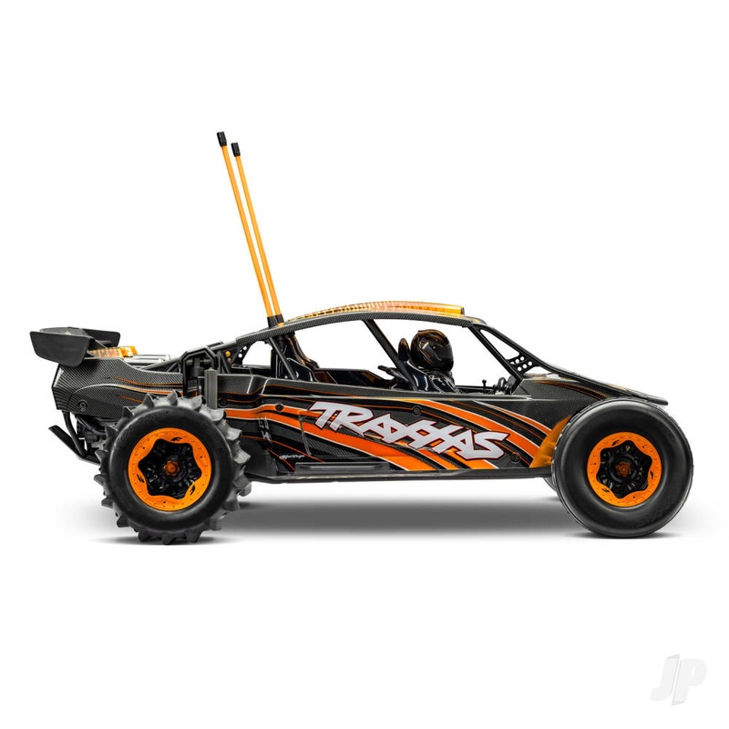 Traxxas Funco Motorsports Pro Scale 8S 2WD Electric Sand Car - Orange (+TQi 2-ch - VXL-8s - Velineon 1200XL - TSM - Replica Clipless Body) - EX DISPLAY - NEVER RUN