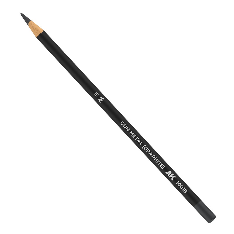 AK10018 AK Interactive Weathering Pencil Gun Metal / Graphite (Trade Pack of 5)