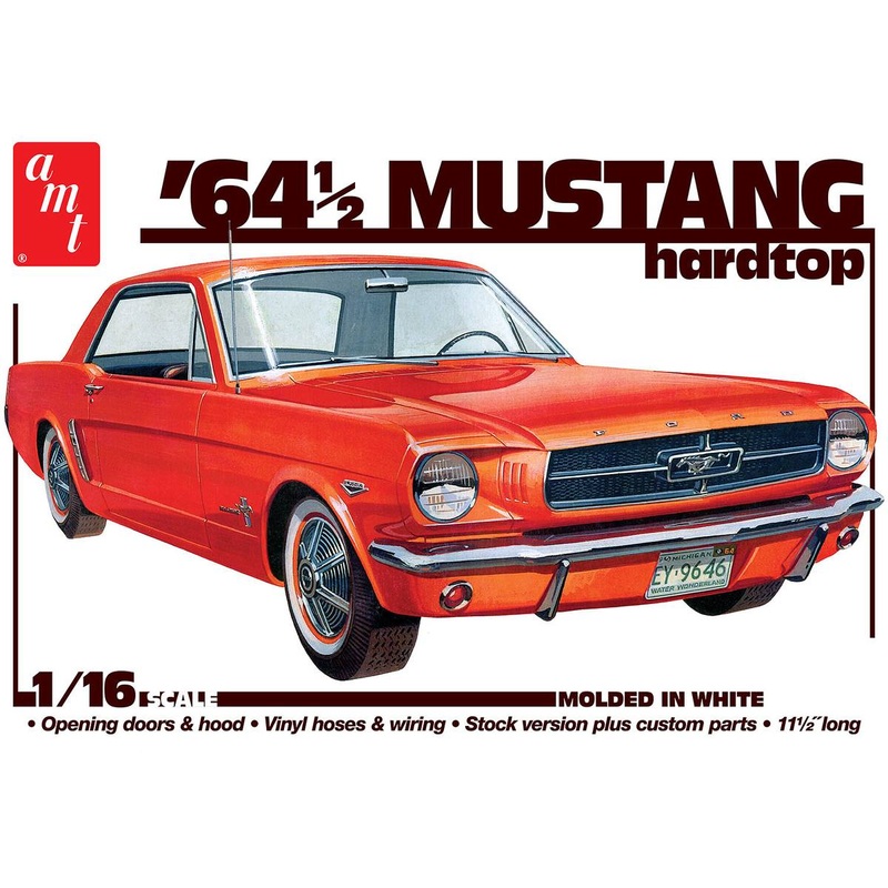 AMT 1/16 1964.5 Ford Mustang Coupe 60th Anniversary Model Kit AMT1461