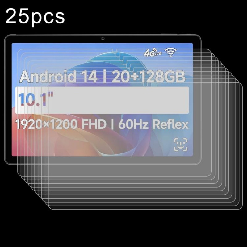 For BNCF Bpad 10 Pro 10.1 inch 25pcs 9H 0.3mm Explosion-proof Tempered Glass Film