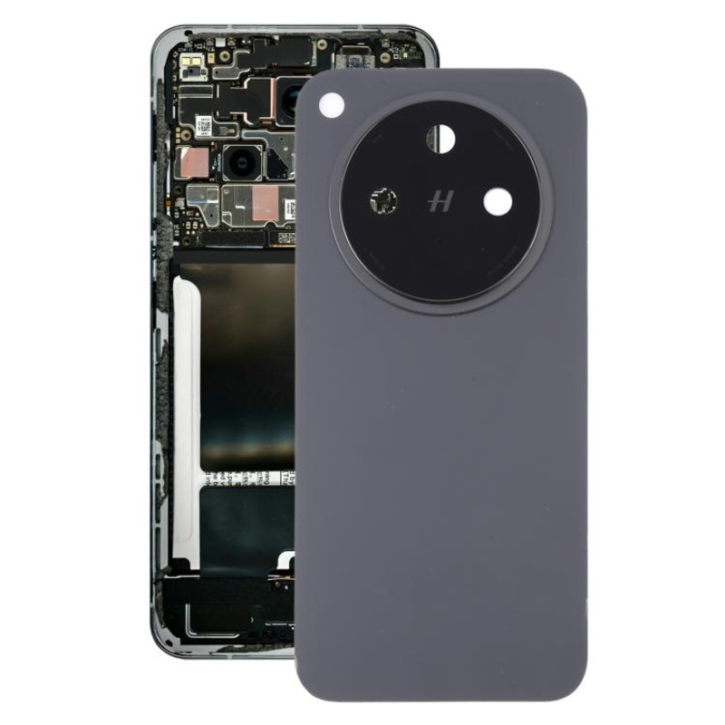 For OPPO Find X8 CPH2651 Original Back Cover with Camera Lens Cover(Black)