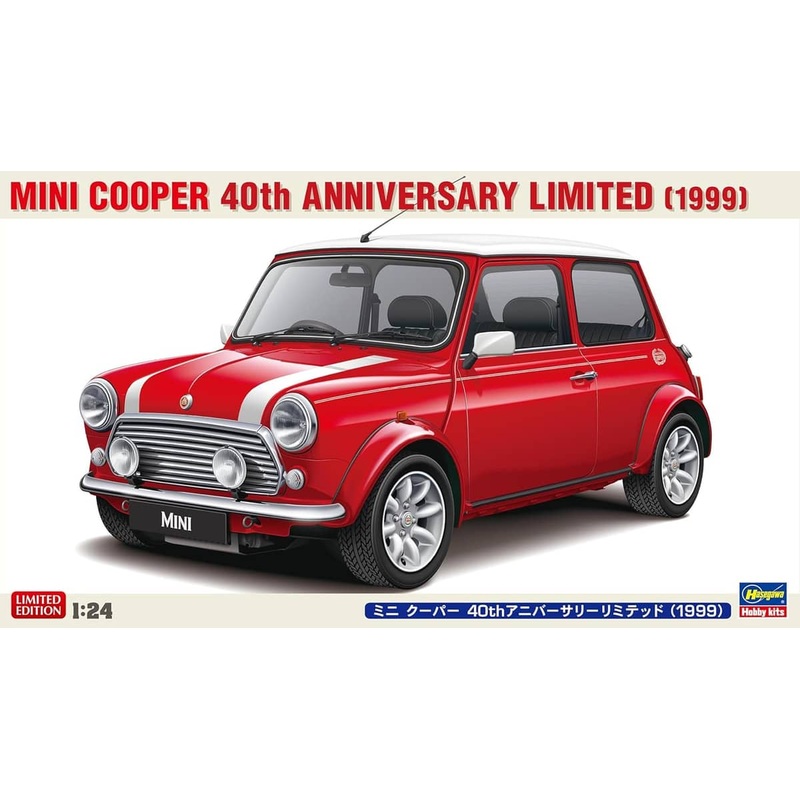 Hasegawa 1/24 1999 Mini Cooper 40th Anniversary Edition Kit HA20739