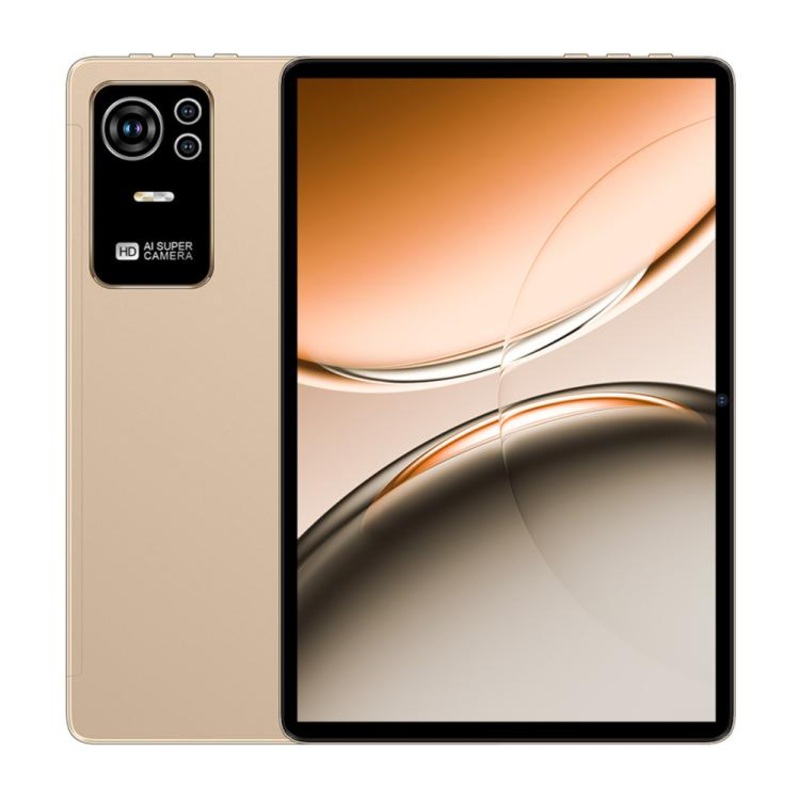 Pad 8 Ultra 10.1 inch 3G Phone Call Tablet PC, 3GB+32GB, Android 10 MTK6755 Octa Core, US Plug (Gold)