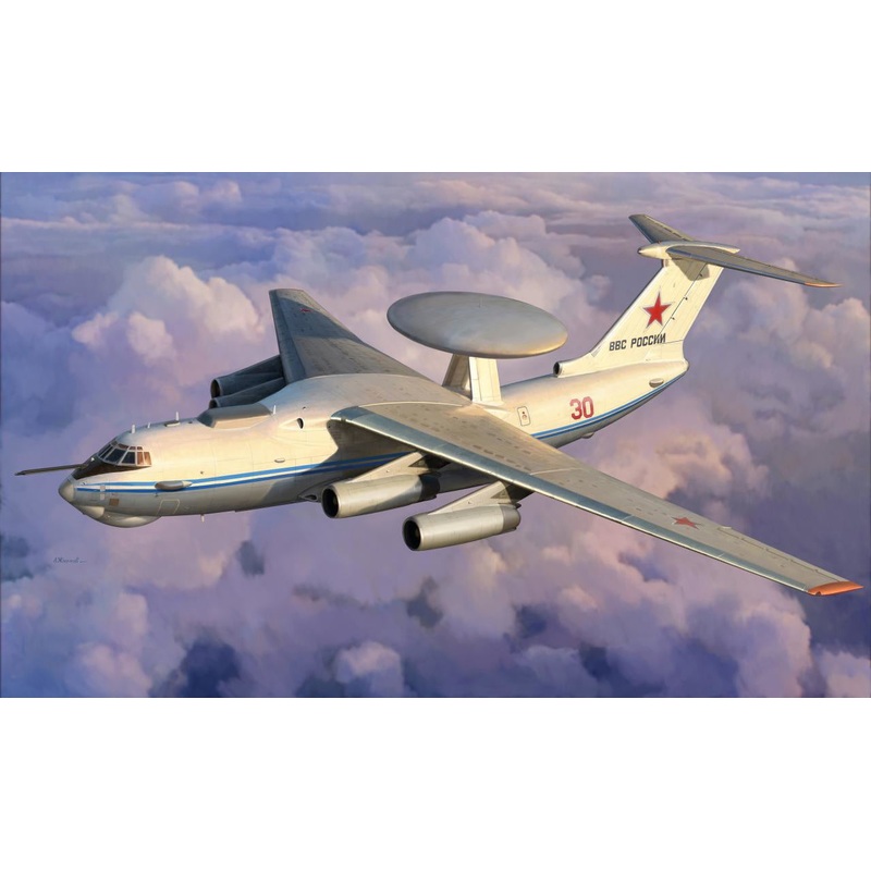 ZVEZDA A-50 Mainstay Early Warning Recon Aircraft 1:144