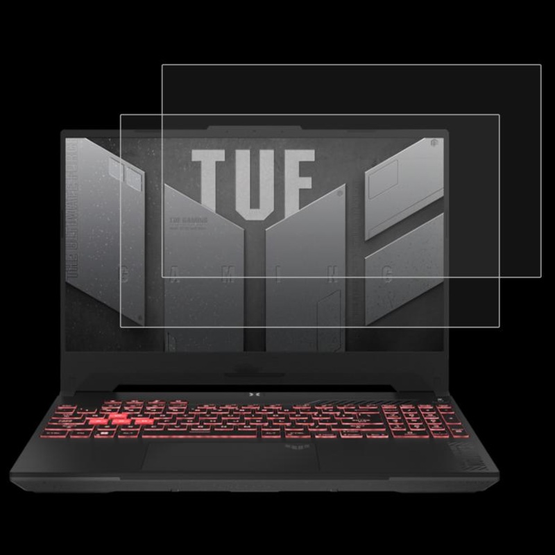 For ASUS TUF Gaming A15 FA507NVR 15.6 2pcs 9H 0.3mm Explosion-proof Tempered Glass Film