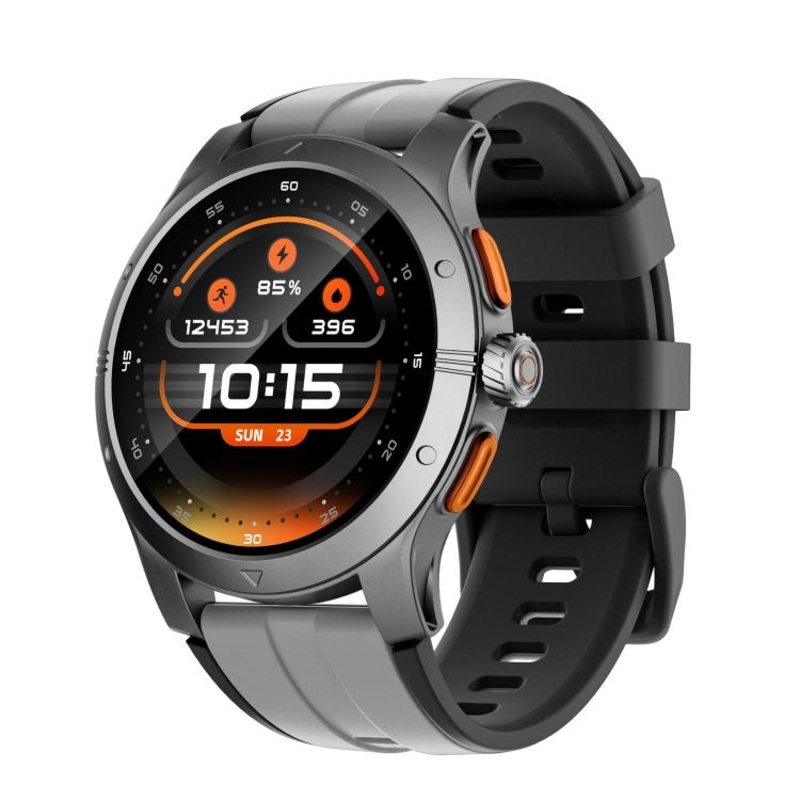 GTR5 1.43 inch AMOLED Screen Urban Fitness Smart Watch IP68 Support Heart Rate Monitoring(Black)