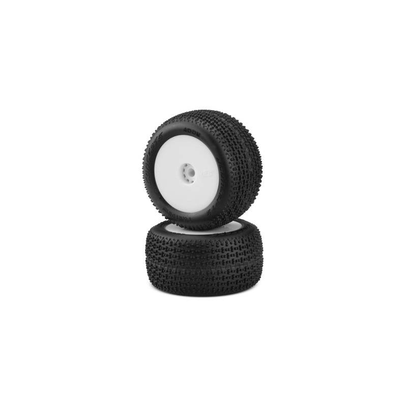 Twin Pin - Pink Compound- Pre-mounted White wheel