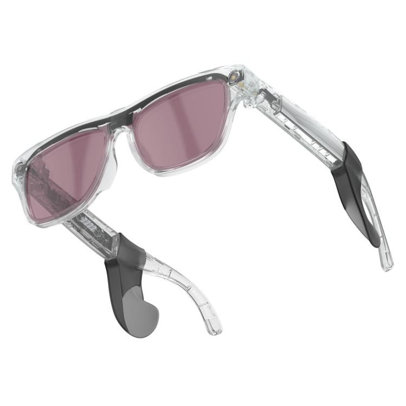 XK One Mac 8MP Voice Touch Control Smart Color Changing Lenses AI Smart Glasses(Transparent)