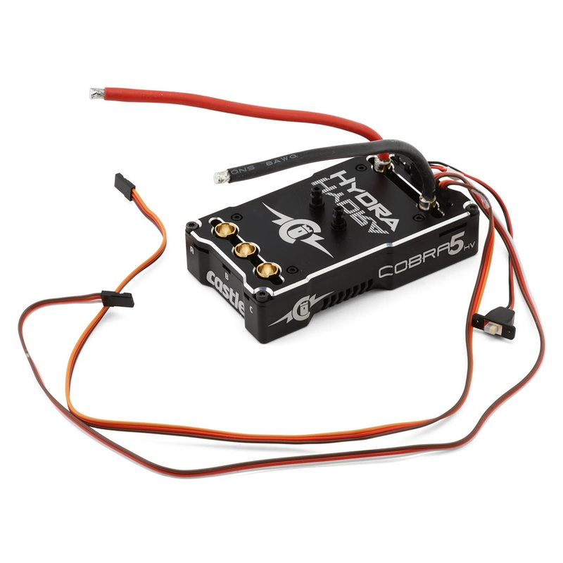 CASTLE HYDRA COBRA 5 HV 12S 50.4V ESC 20A PEAK BEC