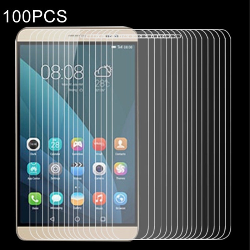 100 PCS for Huawei MediaPad X2 0.4mm 9H+ Surface Hardness 2.5D Explosion-proof Tempered Glass Film