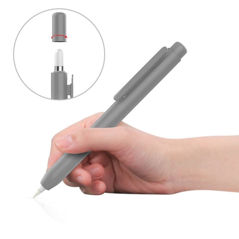 Automatic Retractable Stylus Pen Case For Apple Pencil 2(Deep Space Gray)