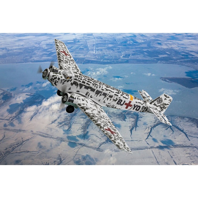 Corgi Junkers Ju-52/3M Air Ambulance BM+AA Stalingrad casualty evacuation flights Stalingrad Russia Winter 1942/43 1:72 AA36911
