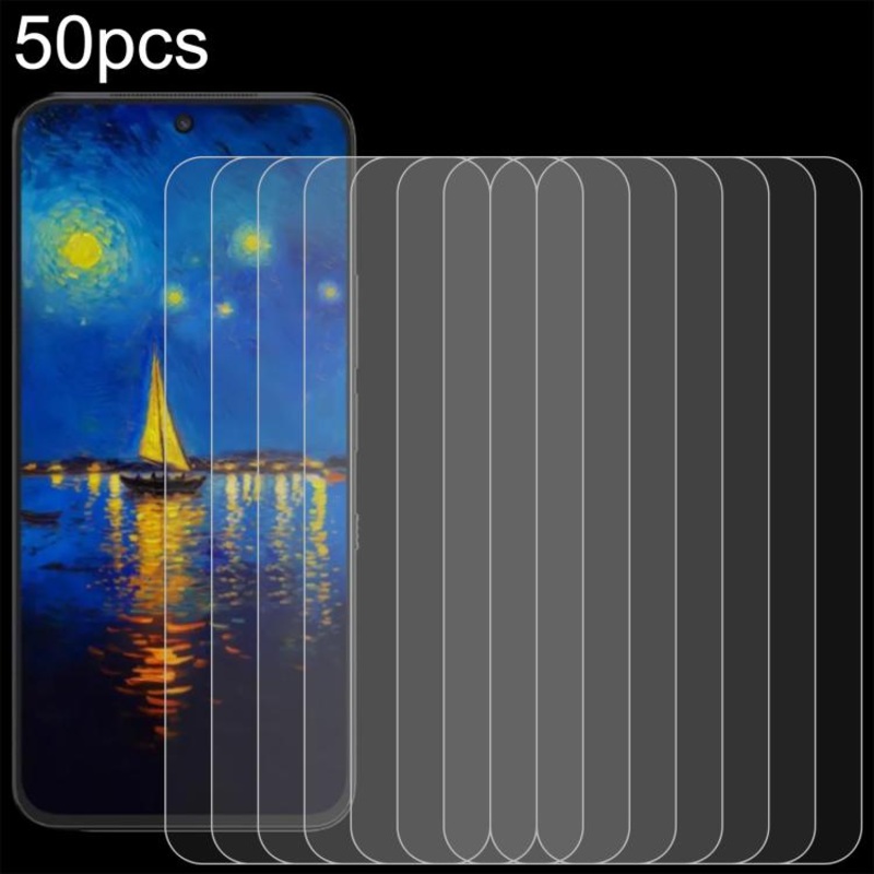 For TCL NxtPaper 60 Ultra 5G 50pcs 0.26mm 9H 2.5D Tempered Glass Film
