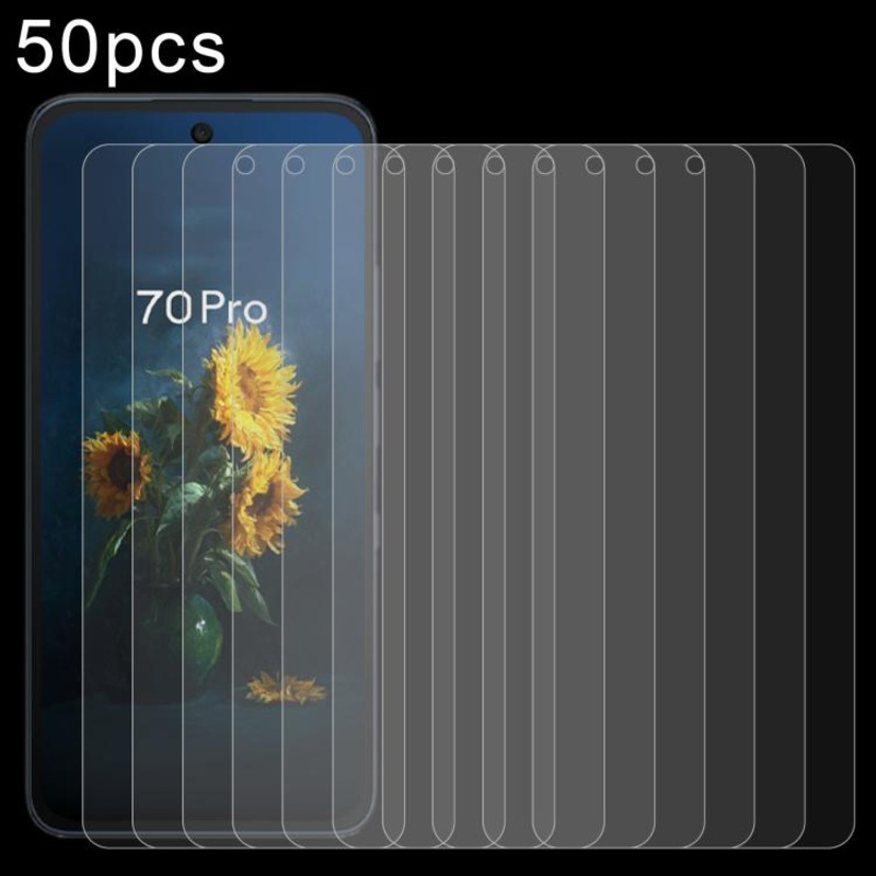 For TCL NxtPaper 70 Pro 5G 50pcs 0.26mm 9H 2.5D Tempered Glass Film