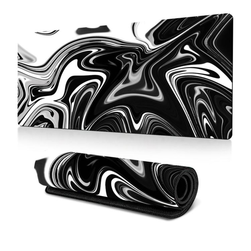 Large Abstract Mouse Pad Gamer Office Computer Desk Mat, Size: 300x700x2mm(Abstract Fluid 30)