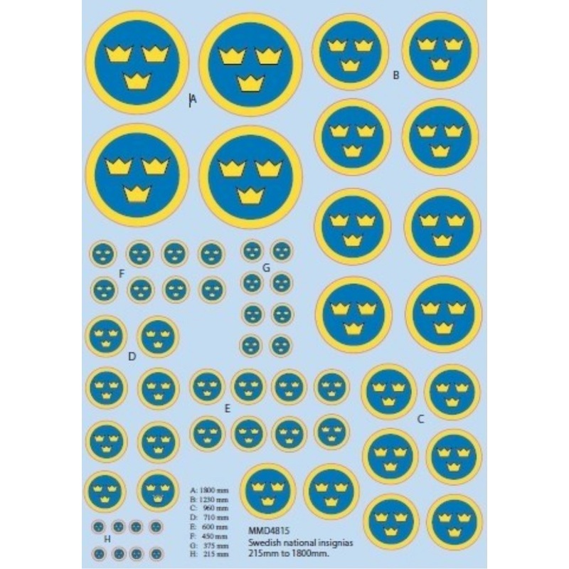 Maestro Decals - 1/48 Swedish Airforce