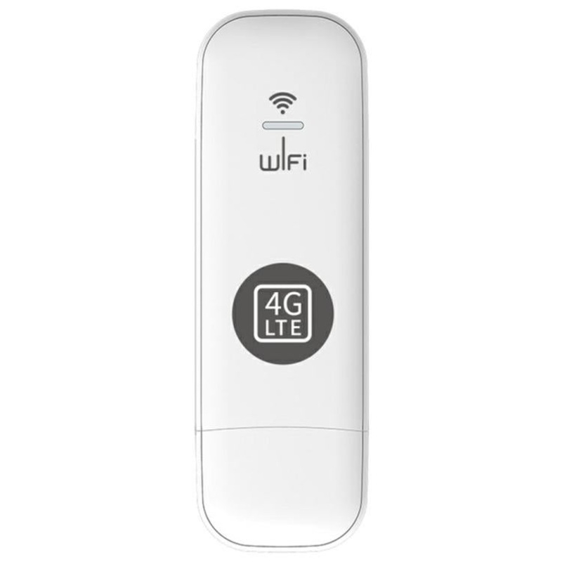 U6-E8 Eurasian Version SIM Card USB WiFi Dongle Travel Portable WiFi Hotspot 4G LTE UFI Modem(White)