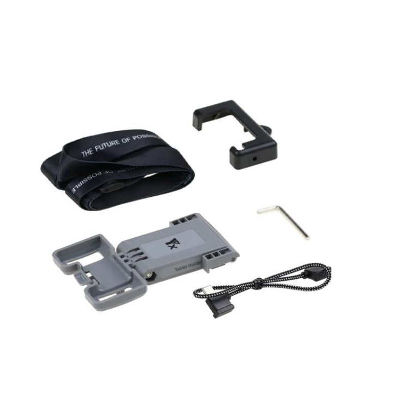 YX Adjustable Tablet Holder For DJI RC-N Remote Controller 8-Pin Cable Set Gray