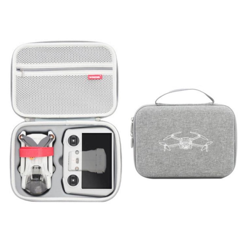 For DJI Mini 3 / 3 Pro WOKEMA With Screen Pressure-Resistant Waterproof Portable Storage Bag