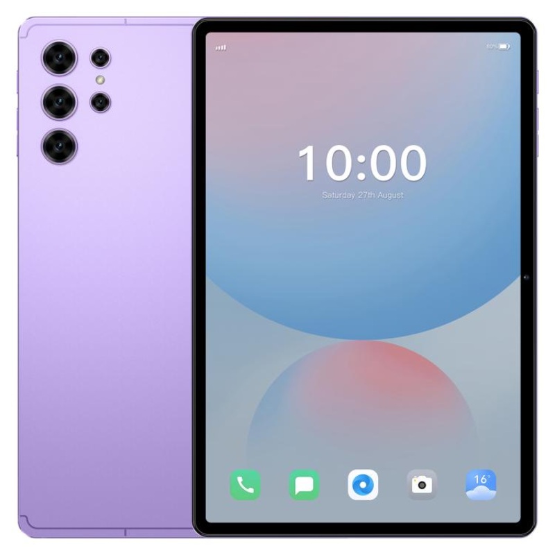 Pad 25 Ultra 10.1 inch 4G LTE Tablet PC, 4GB+32GB, Android 10 MTK6755 Octa Core, UK Plug (Purple)