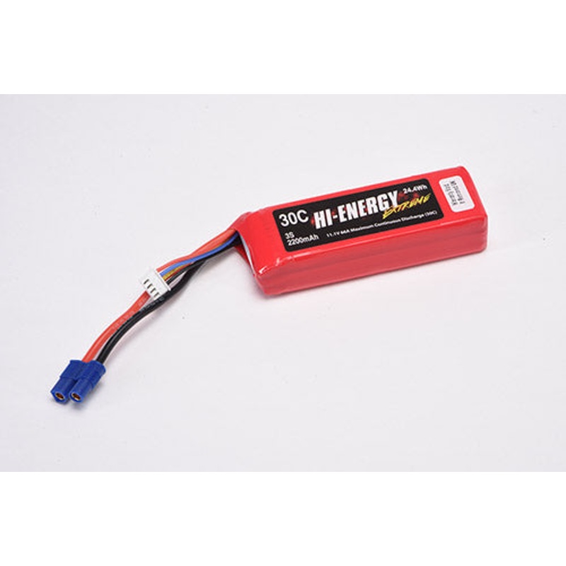 Hi-Energy 3S 2200mAh 30C EC3 Connector - SECOND HAND
