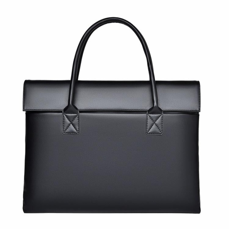14 inch Laptop Bag Lightweight Laptop Bag Business Simple Handheld Briefcase(Black)