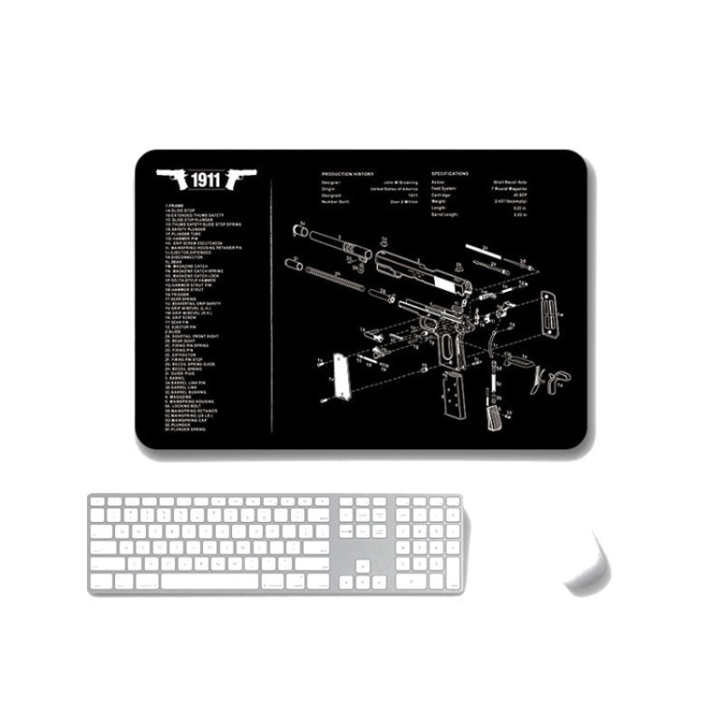 2 PCS Heat Transfer Non-Slip Single-Sided Office Gaming Mouse Pad 3mm(SPS-1911)