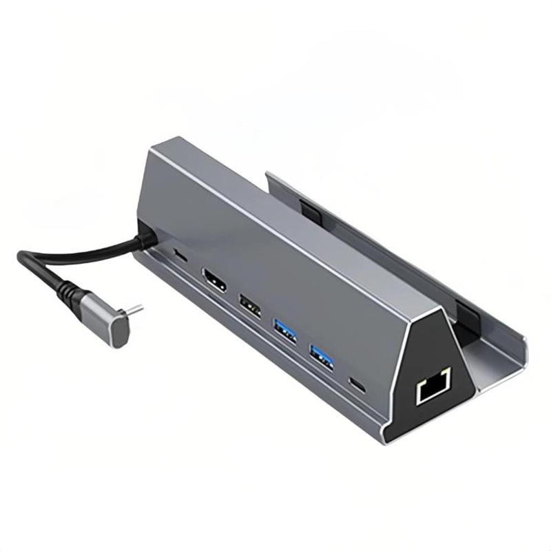 BS-107 7 In 1 Type-C Docking Station 4K 60Hz Gaming Expansion Dock